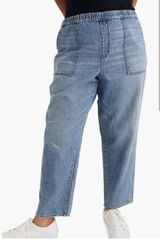 items ship. Madewell Pull-On Relaxed Jeans (Berwick Wash) Size XXL Photo 0