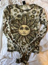 Urban Outfitters Sheer Long Sleeve Top Photo 0