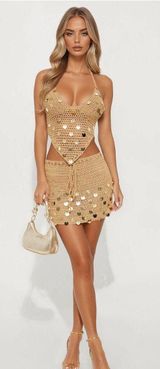 2 piece gold set Photo 0