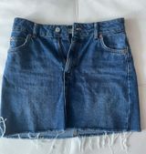 Topshop Jean Mini Skirt Denim Photo 0