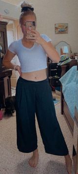 Soft Surroundings loose pants w/ tie waist Photo 0