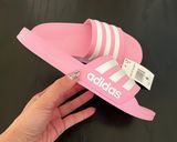 NWT  Adilette Shower Slides J True Pink Photo 0