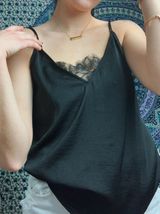 Mango Lace & Silk Tank Photo 0