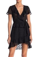Ten Sixty Sherman Black Lace Dress Photo 0