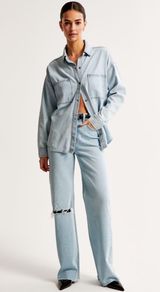 Abercrombie & Fitch Abercrombie High Rise 90’s Relaxed Jeans Photo 0