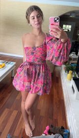 For Love & Lemons Bow Mini Dress Photo 0