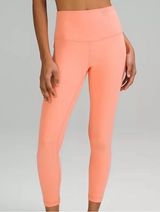 LULULEMON Align High Rise Pant 25” in Sunny Coral Photo 0