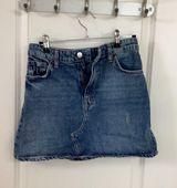 Denim Mini Skirt Photo 0