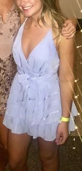 Akira Light Blue Romper Photo 0