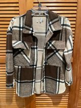 Princess Polly Brown Shacket Photo 0