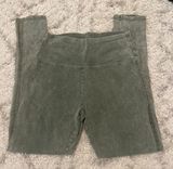 Washed Green Leggings Photo 0