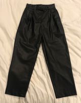 H&M Hi Waisted Leather Pants Photo 0