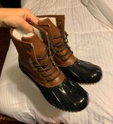 Snow Boots Brown Size 10 Photo 0