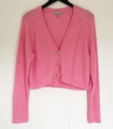 J.CREW Super Soft Cable Knit Wool Blend Cardigan Sweater Medium Photo 0