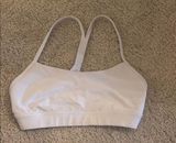 White Lululemon Flow Y Bra Nulu Light Support, A–C Cups Photo 0
