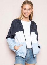 Brandy Melville Blue/White Krissy Jacket Photo 0