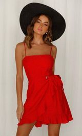 Hello Molly Red Mini Dress Photo 0