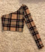 SheIn One Shoulder Crop Top Photo 0