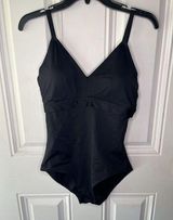 Spanx NEW One Piece Swimsuit 50129R Black Size Large Women’s Photo 0