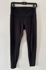 Lululemon Leggings Womens 8 Black Wunder Under High Rise Activewear Athleisure Photo 0