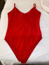 Forever 21 Red Bodysuit Photo 0