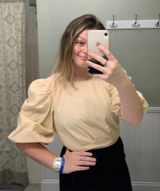 c'est toi cropped blouse Photo 0