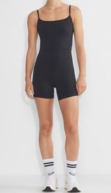 Aritzia Wilfred Free Divinity Romper 7” Black Photo 0