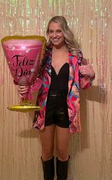 Multicolor Blazer Pink Photo 0