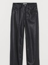 straight leg leather pants Photo 0