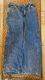 Urban Outfitters Blue Corduroy Wide Leg Jeans Photo 0