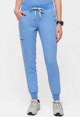 Figs Womens Zamora Jogger Scrub Pants Celi Blue Small Tall Photo 0