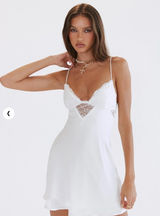 Princess Polly White Mini Dress Photo 0
