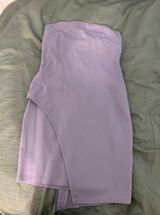 Lavender Strapless Dress Purple Photo 0