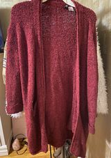 H&M Maroon Knit Cardigan Photo 0