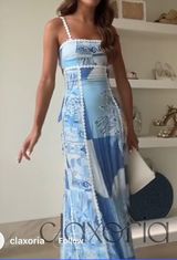 Claxoria Dress Blue Photo 0