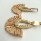 New. Boho fashion earrings. Post backs. Gold Photo 0