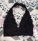 Stretchy Lace Halter Bra Photo 0