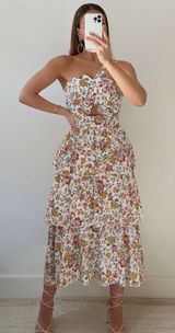 Floral Midi Dress Photo 0