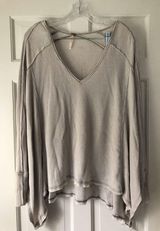 Free People Grey  Long Sleeve Photo 0