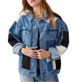 Urban Outfitters BDG Denim Patchwork Truckers Jacket Photo 0