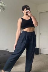 BCBGMAXAZRIA BCBG Navy Trousers Size 10 Photo 0