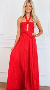 Bella & Bloom Boutique Red Maxi Dress Photo 0
