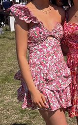 Floral One Shoulder Dress Photo 0