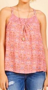 Lace Floral Strappy Cami Photo 0