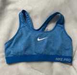 Nike Blue Pro Sports Bra Photo 0