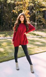 These Three Boutique Jane Oversized Sweater Photo 0