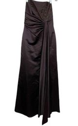 David's Bridal Strapless Formal Dress Photo 0