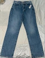 High Rise Straight Leg Jeans Photo 0