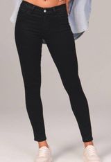 Abercrombie & Fitch Super Skinny Black Jeans Photo 0