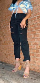 Hollister Ripped Black Jeans Photo 0